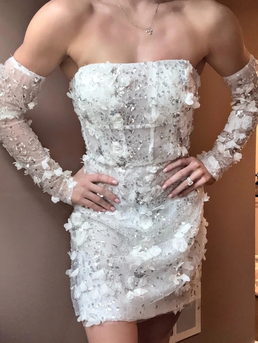 Bridal Mini Dress